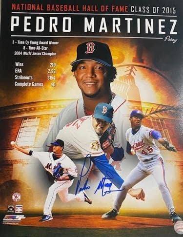 Pedro Martinez İmzalı 16x20 Fotoğraf - MLB İmzalı Fotoğraflar