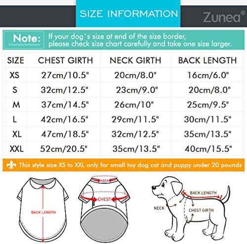 Zunea Küçük Köpek Pijama Tulum Çizgili Gömlek Pjs Kıyafetler Bacaklar ile Yumuşak Pamuklu Köpek Giysileri Evcil Hayvan