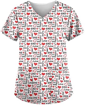 Sevgililer Günü Gömlek Kadınlar için Yaz Üstleri 2023 Dışarı Çıkmak Üstleri Artı Boyutu Y2k Giysileri Sevimli sevgililer