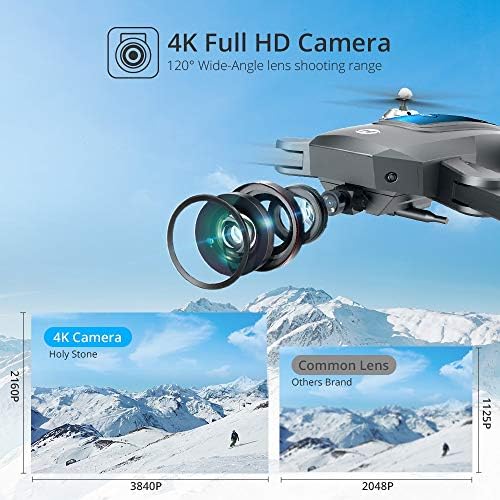 4K Drone HD Kamera Profesyonel Katlanabilir RC Drone Quadcopter Quadcopter Drone 200MP 720P Çocuklar için Holystone
