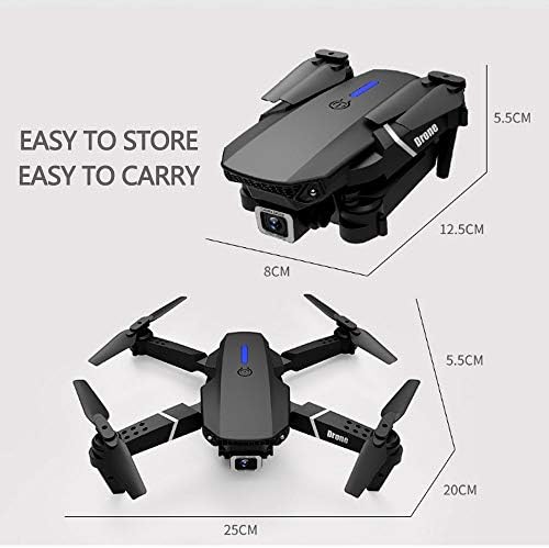 Fold FPV Drone kameralı dört pervaneli helikopter Dron Profesyonel 4 K Drone Yükseklik Tutun Drone 4 K Çift Kamera