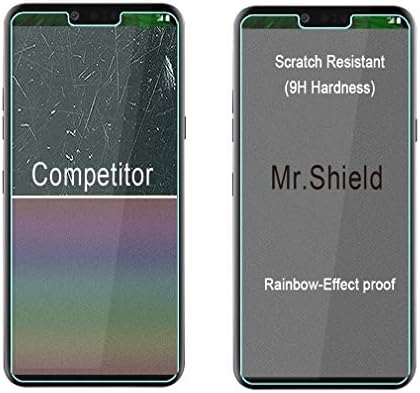 Mr. Shield [3'LÜ PAKET] LG G8 ThinQ için Tasarlandı [Temperli Cam] Ekran Koruyucu [9H Sertliğe Sahip Japonya Camı]