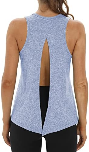 Bestısun Kravat Geri Egzersiz Tops Aç Geri Spor Atletik yoga bluzu Backless Musle Tankları Kadınlar için