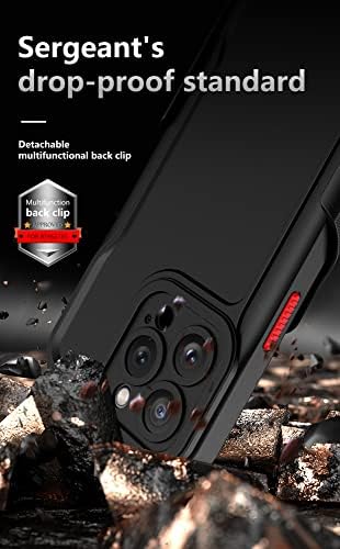 Telefon Çevirme kapakları iPhone 12 Pro Max ile Uyumlu Klipsli 6,7 inç Kılıf, Dahili 360°Döndürmeli Halka Standı Kılıf