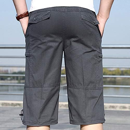 MIASHUI Büyük Moda Rahat Spor Tulum Açık Havada Pantolon Fermuar Şort Cep erkek erkek Pantolon Erkek Pantolon